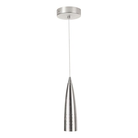 Dainolite Satin Chrome Dinette One Light Mini Pendant DLGU-601-SC
